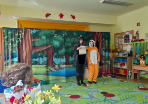Na tym zdjęciu widać kolejną ze scen teatrzyku.