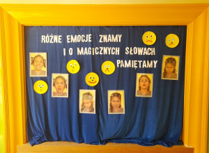 Montaż słowno - muzyczny "Różne emocje znamy i o magicznych słowach pamiętamy"