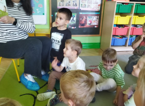 Spotkanie z panią bibliotekarką