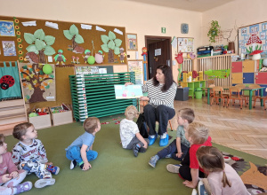 Spotkanie z panią bibliotekarką