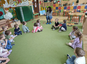 Spotkanie z panią bibliotekarką