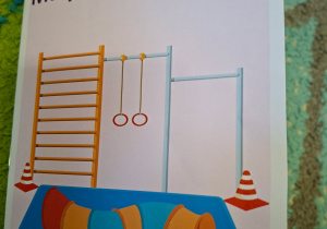 Na tym zdjęciu widać książeczkę, w której znajdują się opowiadania czytane podczas zajęć.o