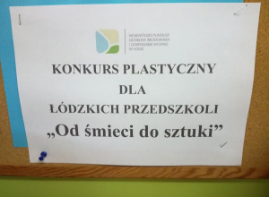 Ekologiczny konkurs plastyczny dla przedszkoli 