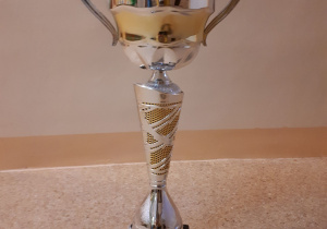 Puchar za udział w " V Mini olimpiadzie sportowej" organizowanej przez Szkołę Podstawową nr 139 w Łodzi.